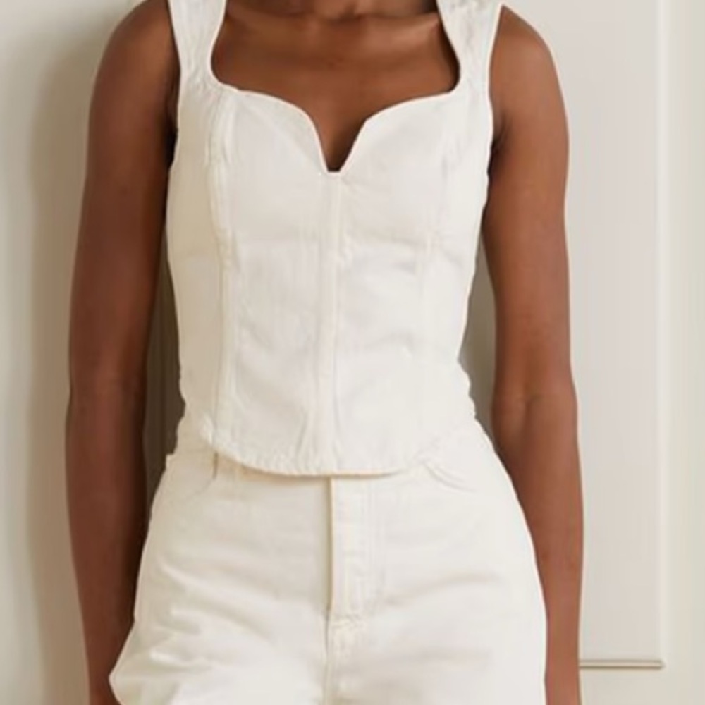 Mara Hoffman Milla Crop Corset Top